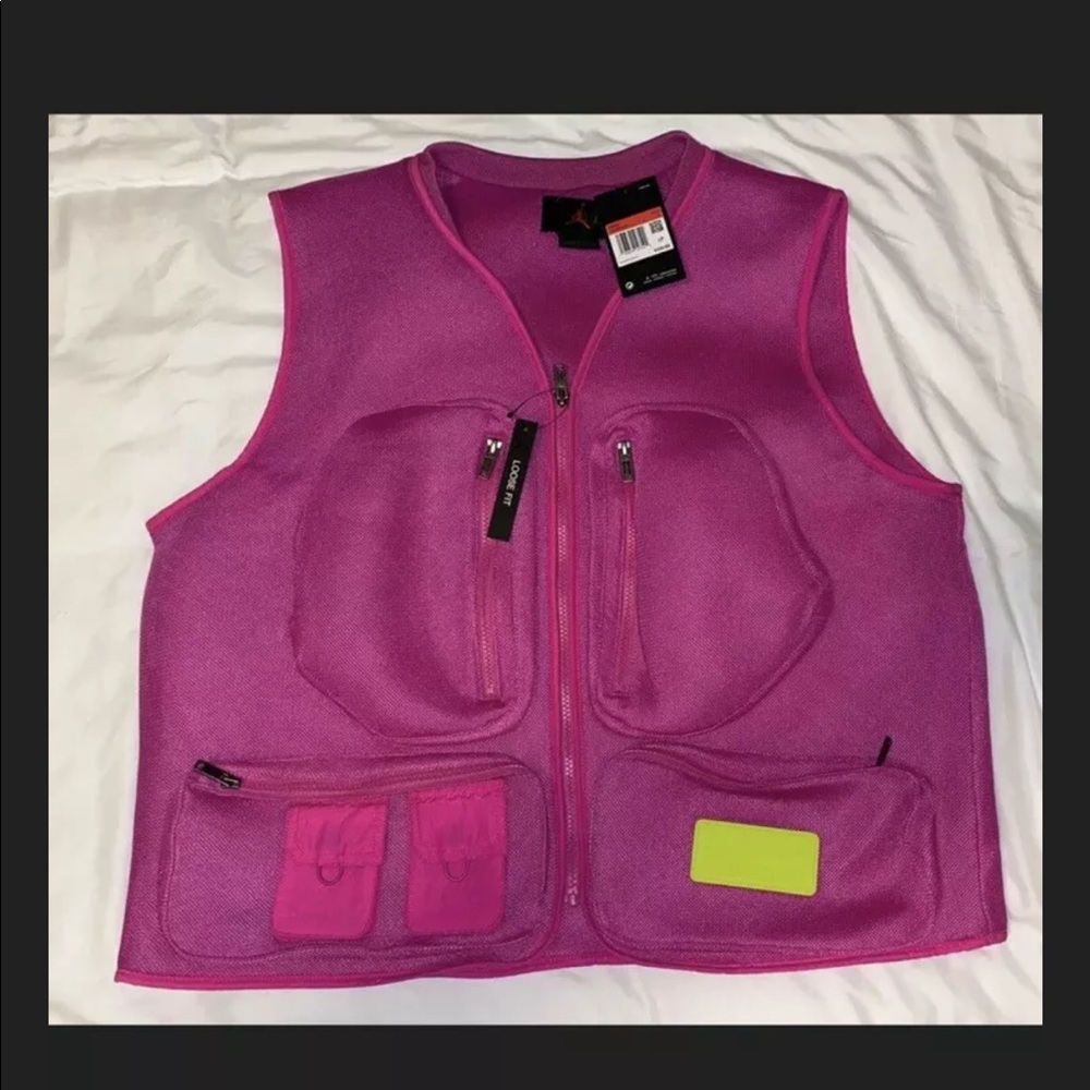 Nike Jordan 23 Engineered Spacer Mesh Vest Pink